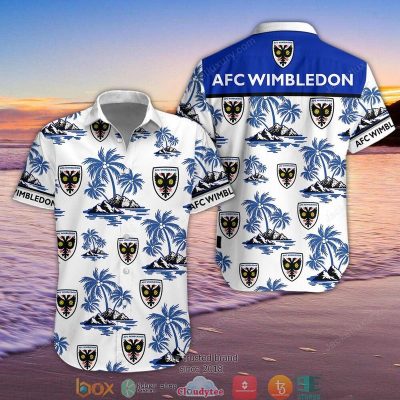 Afc Wimbledon Hawaiian Shirt, Beach Short - Hot Sale 2025
