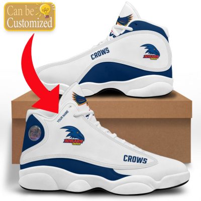 AFL Adelaide Crows Custom Name Air Jordan 13 Shoes