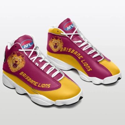 AFL Brisbane Lions Imperial Purple Air Jordan 13 Shoes