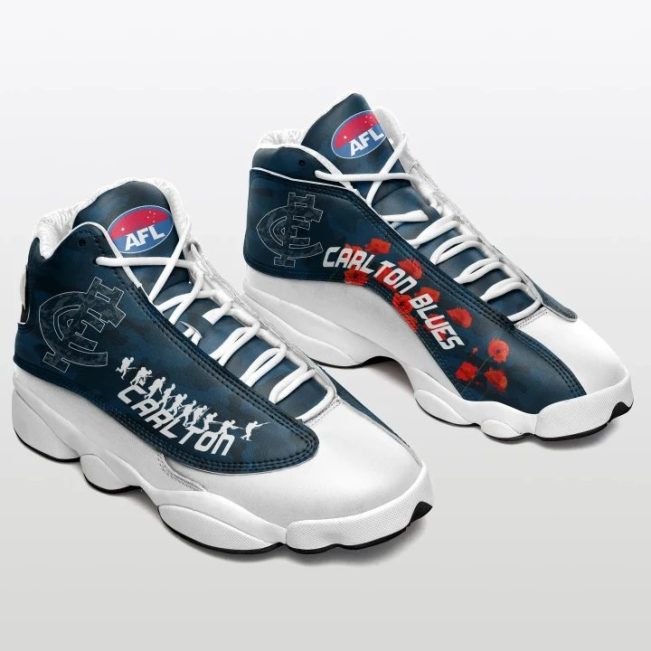 AFL Carlton Blues ANZAC Air Jordan 13 Shoes