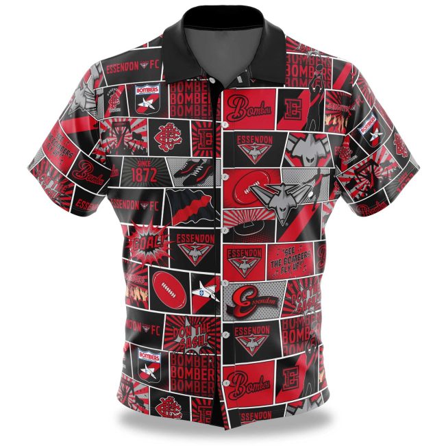 AFL Essendon Bombers Hawaiian Shirt