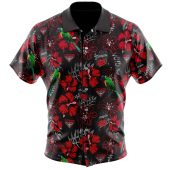 Afl Essendon Bombers Red Black Hibiscus Hawaiian Shirt 1.jpg - demo10