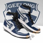 AFL Geelong Cats Navy White Air Jordan 1 High Sneakers