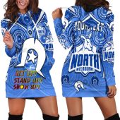Afl North Melbourne Kangaroos Custom Text Aboriginal Women Hoodie Dress1.jpg - demo10