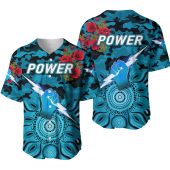 AFL Port Adelaide Indigenous Teal Baseball Jersey
