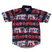 Afl St Kilda Saints Custom Name Number Black Hawaiian Shirt.jpg - demo10