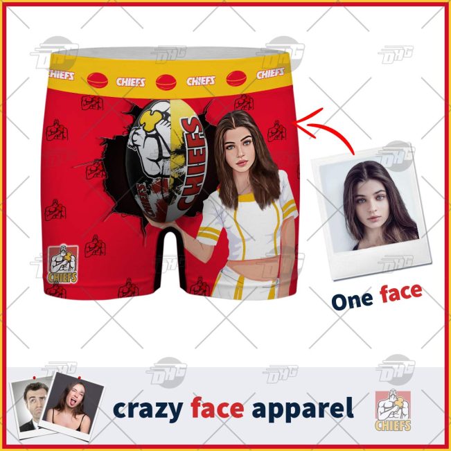 Custom Face Men Boxer Gallagher Chiefs personalized gifts for him - OldSchoolThings - Personalize Your Own New & Retro Sports Jerseys, Hoodies, T Shirts