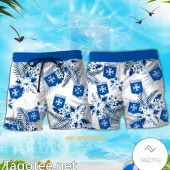 Aj Auxerre Logo Hawaiian Shirt And Shorts Bishop A - demo10