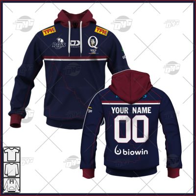 Personalise Super Rugby Queensland Reds 2022 Away Jersey - OldSchoolThings - Personalize Your Own New & Retro Sports Jerseys, Hoodies, T Shirts