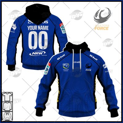 Personalise Super Rugby Western Force 2022 Away Jersey - OldSchoolThings - Personalize Your Own New & Retro Sports Jerseys, Hoodies, T Shirts