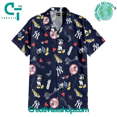 New York Yankees x Mickey Mouse Hawaiian Set - Teesmith