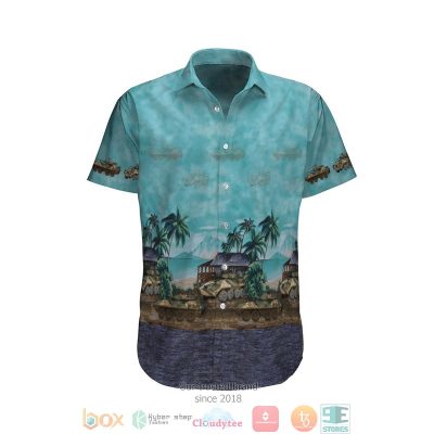 Aslav Australian Army Palm Tree Hawaiian Shirt, Shorts - Hot Sale 2025