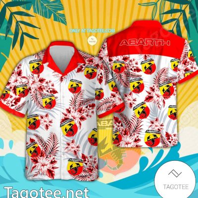 Abarth Logo Hawaiian Shirt And Shorts - Teesmith