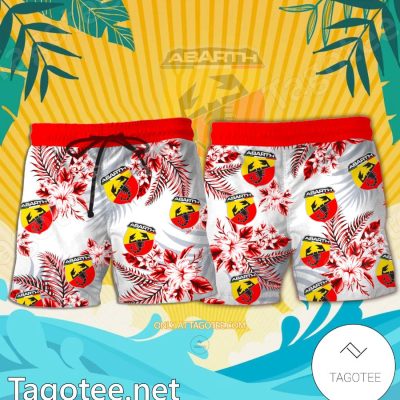 Abarth Logo Hawaiian Shirt And Shorts - Teesmith