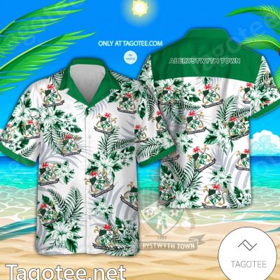 Aberystwyth Town Cymru Premier Hawaiian Shirt - Teesmith