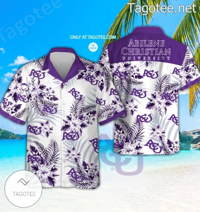 Abilene Christian University Logo Hawaiian Shirt And Shorts - Teesmith