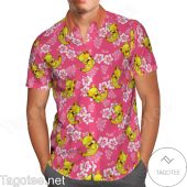 Abra Pokemon Hibicus Floral Pattern Pink Hawaiian Shirt And Short A - demo10