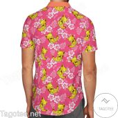 Abra Pokemon Hibicus Floral Pattern Pink Hawaiian Shirt And Short B - demo10