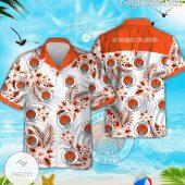Academic Plovdiv Logo Hawaiian Shirt And Shorts Emonshop - demo10