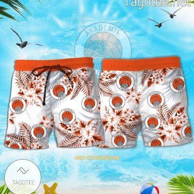 Academic Plovdiv Logo Hawaiian Shirt And Shorts - Teesmith