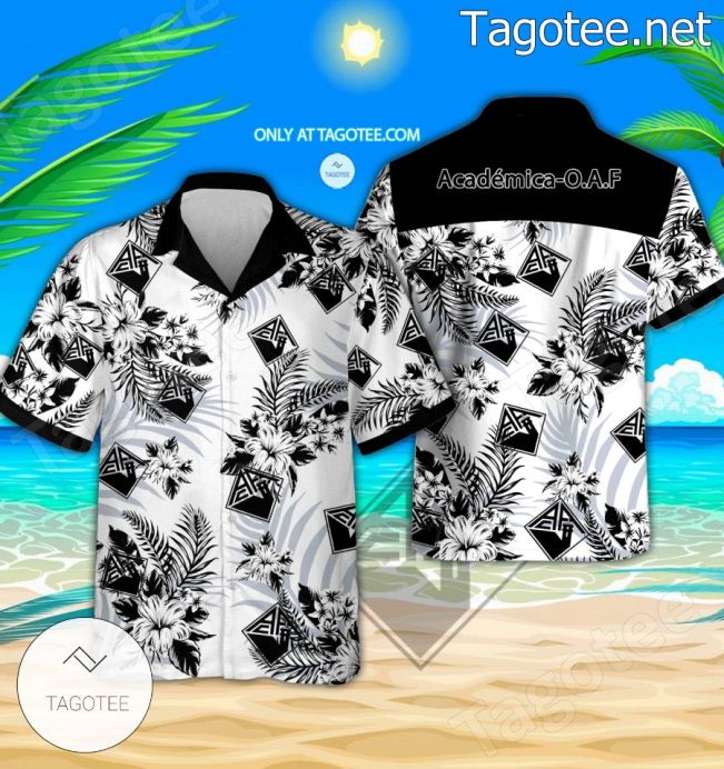 Acad?mica-O.A.F Logo Hawaiian Shirt And Shorts - Teesmith