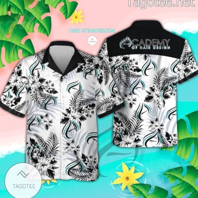 Academy of Hair Design-Jackson Logo Hawaiian Shirt And Shorts - Teesmith