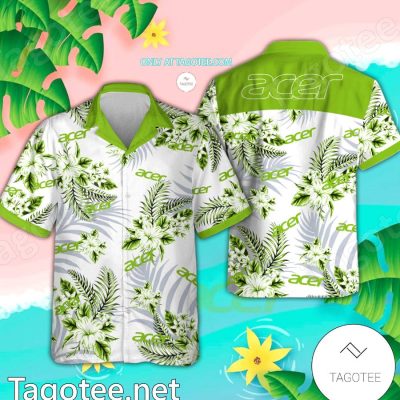 Acer Logo Hawaiian Shirt And Shorts - Teesmith