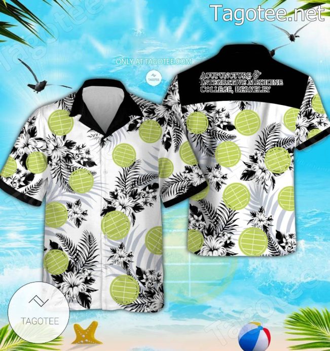Acupuncture and Integrative Medicine College, Berkeley Logo Hawaiian Shirt - Teesmith