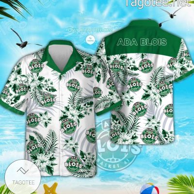 Ada Blois Logo Hawaiian Shirt And Shorts - Teesmith