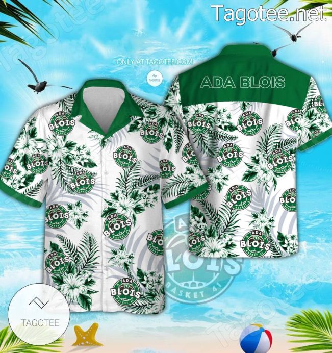 Ada Blois Logo Hawaiian Shirt And Shorts - Teesmith