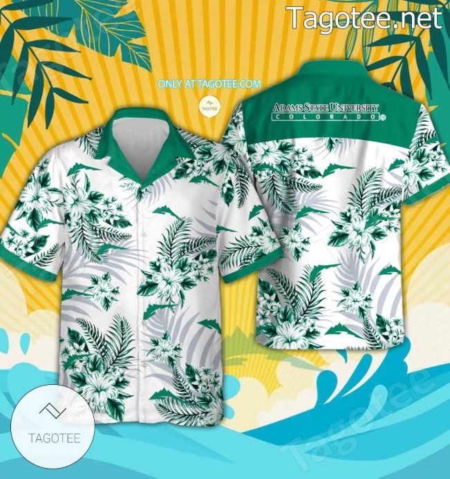 Adams State University Logo Hawaiian Shirt And Shorts - Teesmith