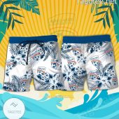 Adelaide United Logo Hawaiian Shirt And Shorts Bishop A - demo10