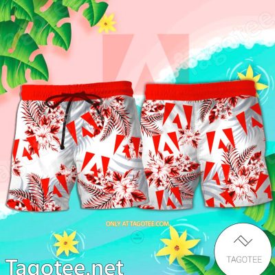 Adobe Logo Hawaiian Shirt And Shorts - Teesmith