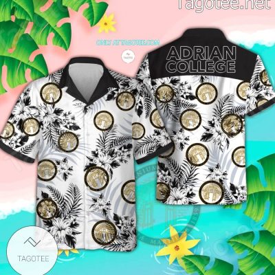 Adrian College Logo Hawaiian Shirt And Shorts - Teesmith