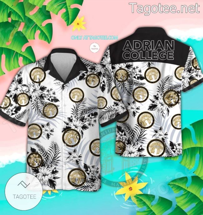 Adrian College Logo Hawaiian Shirt And Shorts - Teesmith