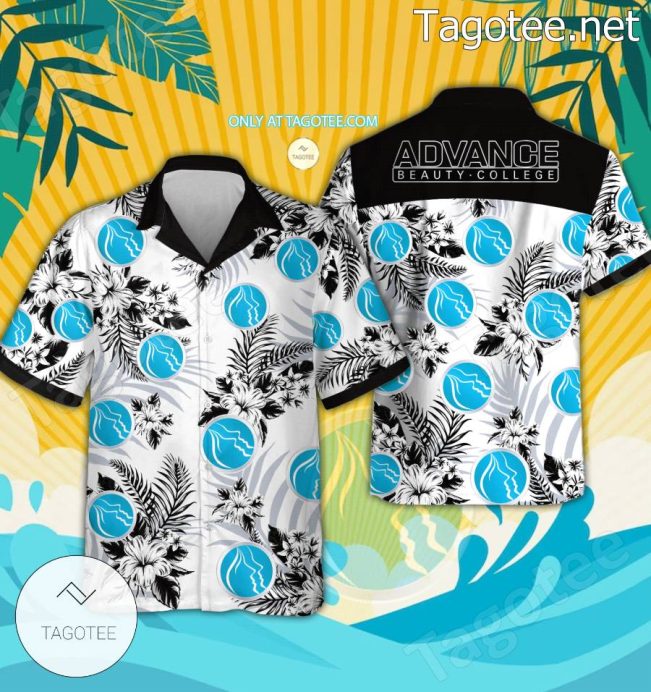 Advanced Beauty College Logo Hawaiian Shirt And Shorts - Teesmith