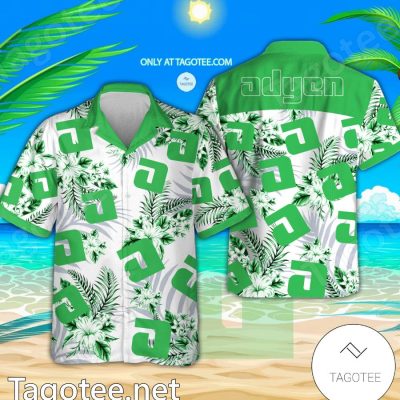 Adyen Logo Hawaiian Shirt And Shorts - Teesmith