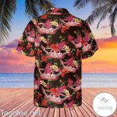 Aerosmith Rock Band Red Logo Floral Pattern Hawaiian Shirt And Short A - demo10