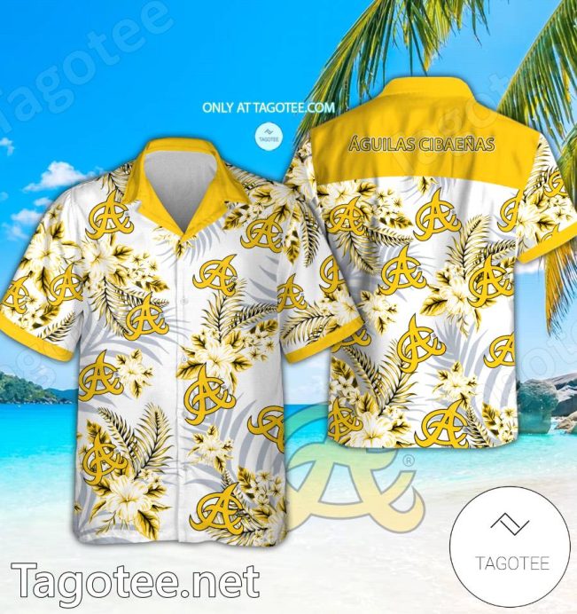 Aguilas Cibaenas Hawaiian Shirt And Shorts - Teesmith