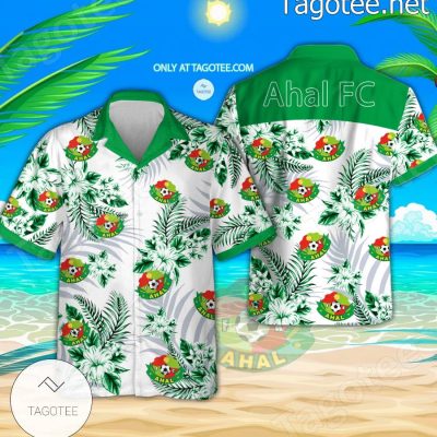 Ahal FC Logo Aloha Shirt - Teesmith