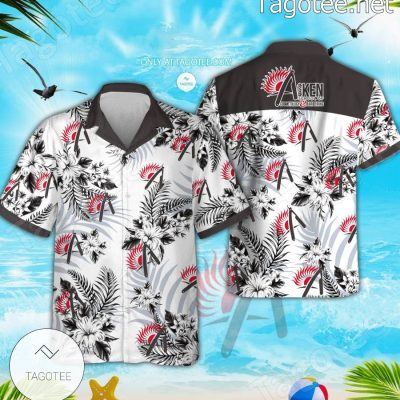 Aiken School of Cosmetology and Barbering Logo Hawaiian Shirt And Shorts - Teesmith