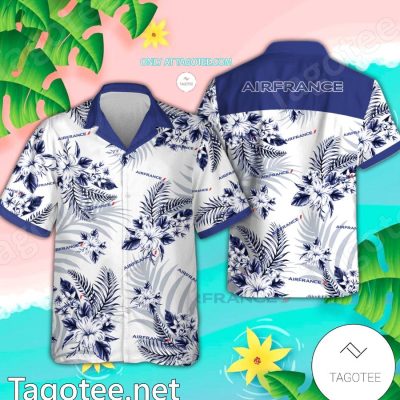 Air France Logo Hawaiian Shirt And Shorts - Teesmith