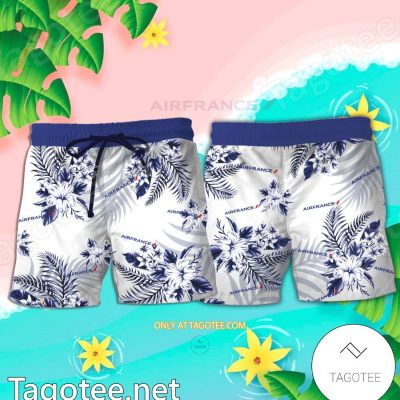 Air France Logo Hawaiian Shirt And Shorts - Teesmith