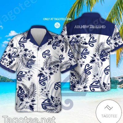 Air New Zealand Logo Hawaiian Shirt And Shorts - Teesmith