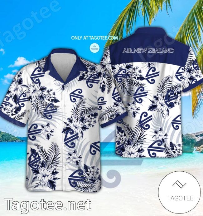 Air New Zealand Logo Hawaiian Shirt And Shorts - Teesmith