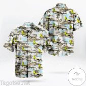 Airbaltic Fokker 50 Aircraft Hawaiian Shirt And Short - demo10