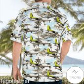 Airbaltic Fokker 50 Aircraft Hawaiian Shirt And Short A - demo10
