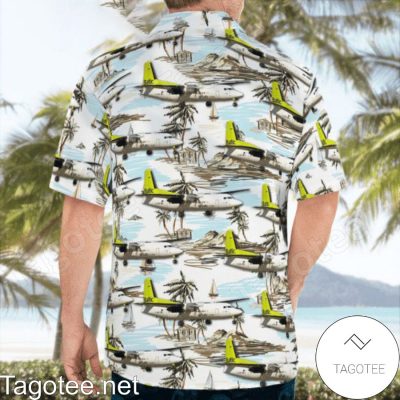 Airbaltic Fokker 50 Aircraft Hawaiian Shirt And Short