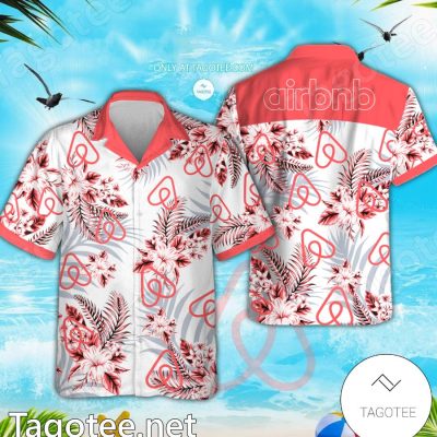 Airbnb Logo Hawaiian Shirt And Shorts - Teesmith