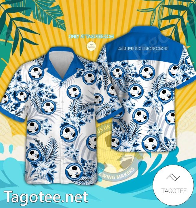 Airbus UK Broughton Cymru Premier Hawaiian Shirt - Teesmith